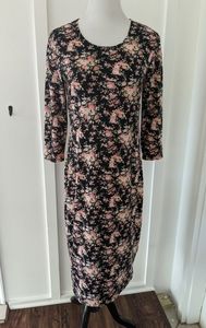 Sign here floral everyday tee dress